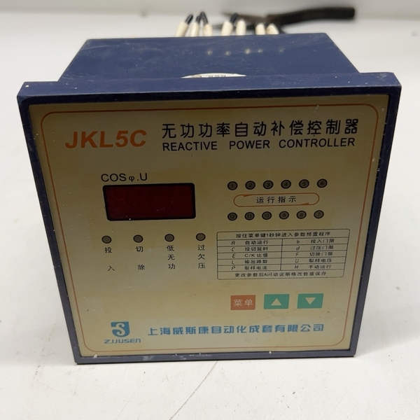 JKL5C威斯康智能无功功率自动补偿控制器功能完好