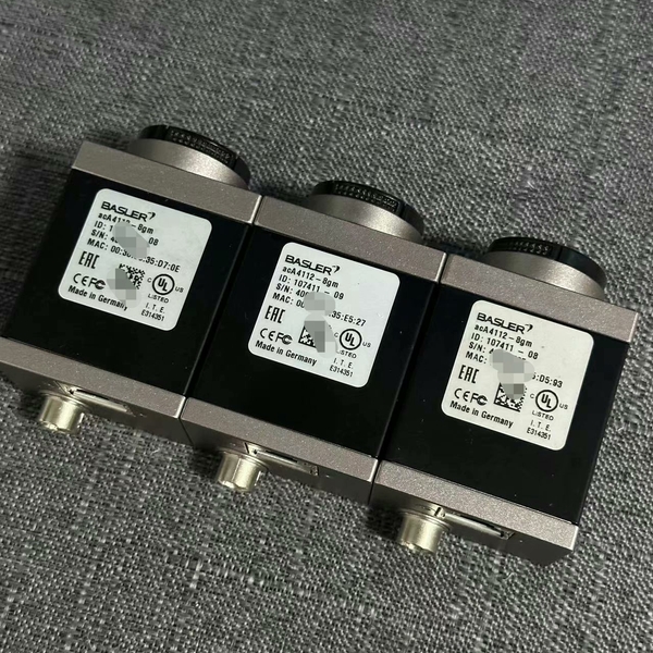 德国巴斯勒BASLER工业相机acA4112-8gm，123