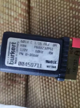 BURKERT 00458711 120V 0-16BAR 141757
