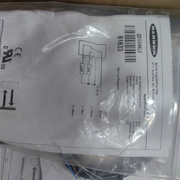 纳传感器光电开关QS18VN6LV