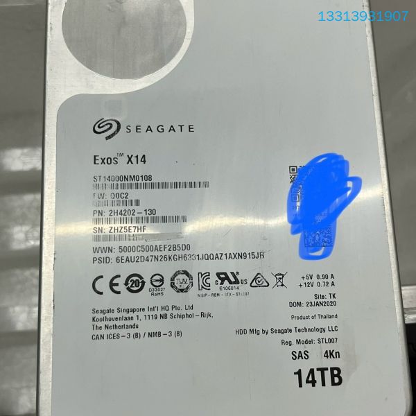 希捷SAS  10T 12T SAS  14T SAS ST议价也可维修