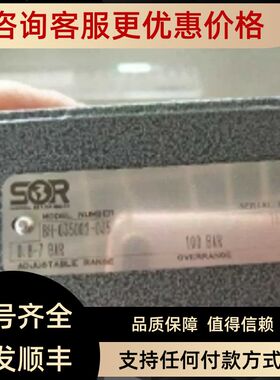 SOR索尔压力开关传器BH-035002-035 0.8-7MPA