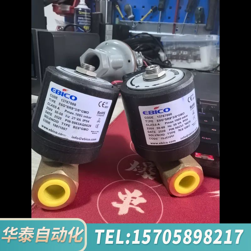 华泰意大利EBICO电磁阀，型号E6G*SR8*3/8*