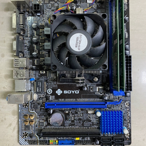 包邮 梅捷FM2主板 +A6-7400cpu+8G内存 套装