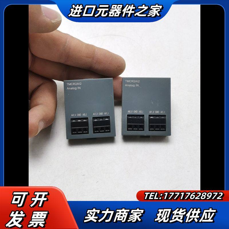 TMCR2AI2PLC两通道模拟量输入模块，功能完好，议价