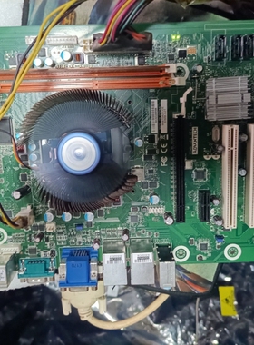 研华SIMB-A21 REV.10，拆机主板，VGA口显示偏