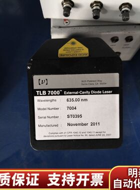 New Focus TLB 7000外腔半导体激光器，波长6.询价