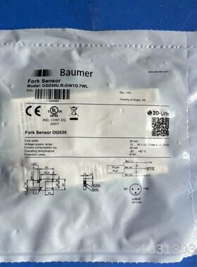 堡盟槽型传感器OG030U.R-GW1O.7WL议价也可维修