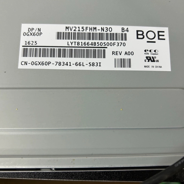 [维修]京东方液晶面板MV215FHM-N30。成色很好
