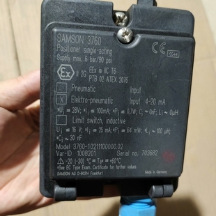 目测使议价 萨姆森SAMSON阀门定位器3760库存余货实物拍摄