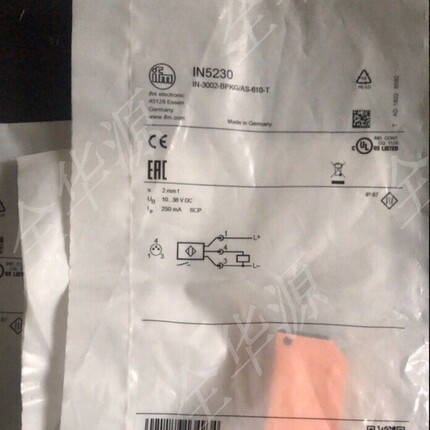 IFM易福门IN5230电式传器IN-3002-BPKG/AS-610-T