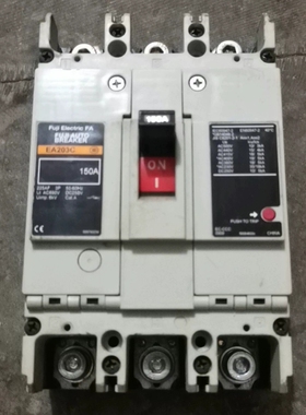 议价富士空气开关EA203c  3P 150A，成色不错，功