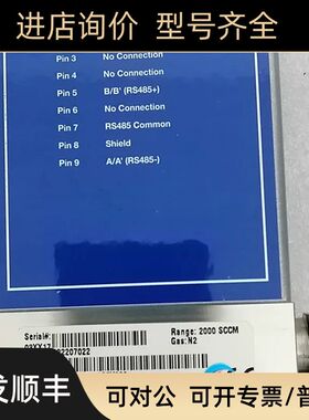 MKS 气体流量计GE50A013203R5V020 2000SCCM N2