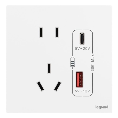 Legrand罗格朗逸景plus USB五孔