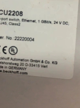 议价CU2208倍福交换机，现货全新原装正品，有需要的老板