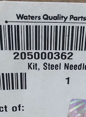 waters沃特世进样针205000362 30ul