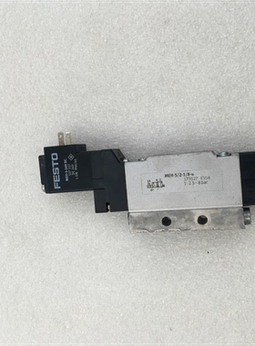 F 电磁阀 MEH-5/2-1/8-B 173127+AU-ME-1/8 32797 MEH-3-24VDC