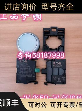 M22-DL-W/K10/LED-W 白色自复位灯按钮灯24V一组辅助