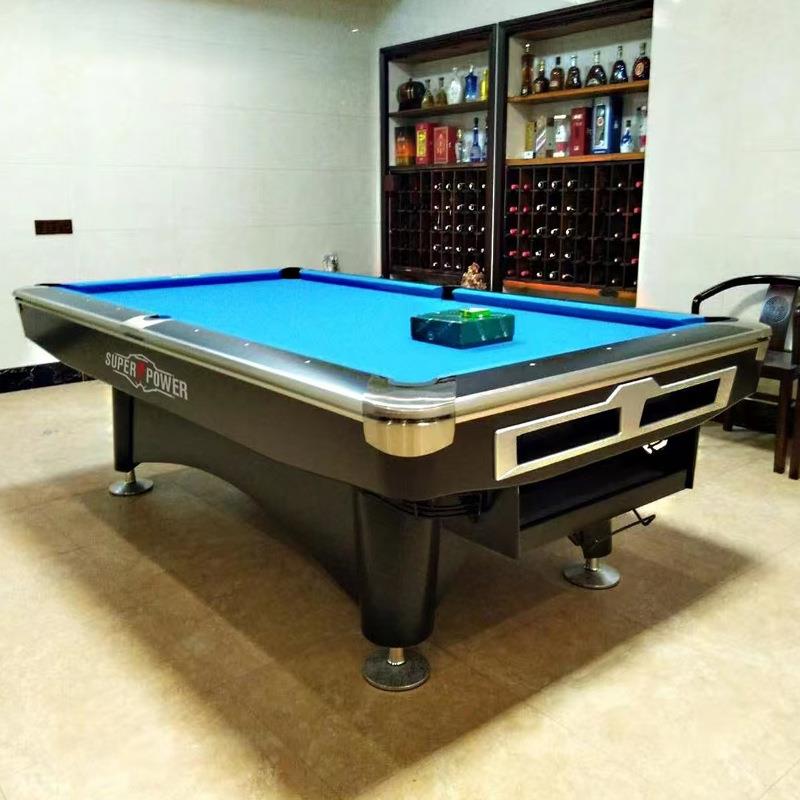 美式台球桌厂家比赛级青石板大理石快速布花式标准桌球台