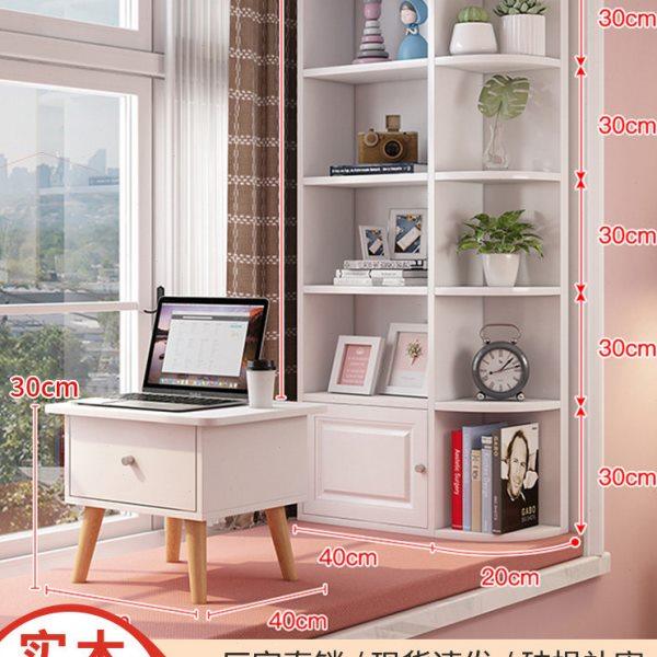 飘窗柜储物柜书桌书柜一体创意组合卧室多功能边角柜窗台柜置物架,住宅家具,飘窗柜,淘宝优惠券,粉丝福利购,淘宝优惠卷