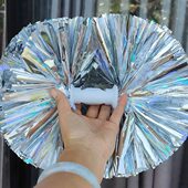 高端手柄啦啦操花球啦啦队彩球啦啦队手拿花比赛拉拉队手花手摇花