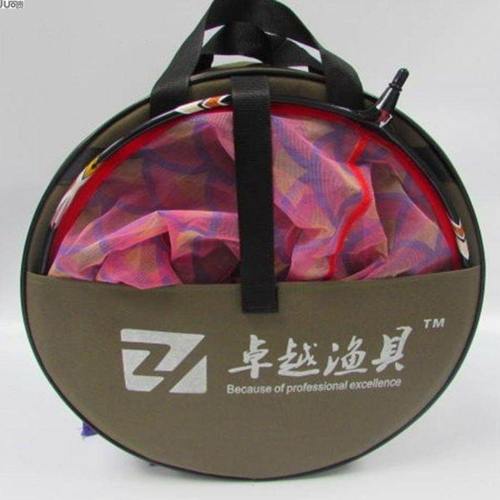 帆布加厚全防水耐磨小鱼护包45cm50cm圆形钓鱼渔具包渔护包