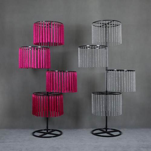 新款婚庆道具南洋风水晶韶华路引中式婚礼订婚宴装饰吊穗流苏摆件