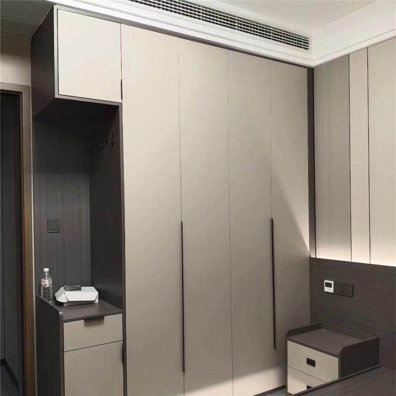 深圳千年舟全屋定制现代轻奢风极简整体卧室一门到顶衣柜家具定制,全屋定制,定制平开门衣柜,淘宝优惠券,粉丝福利购,淘宝优惠卷