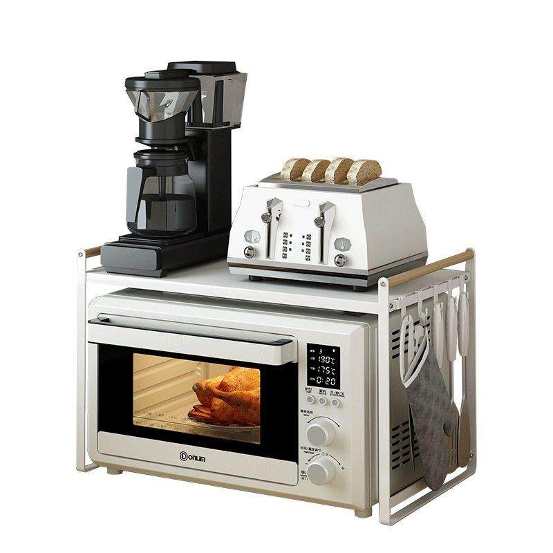 厨房微波炉置物架可伸缩双层台面桌面烤箱架子锅架用品家用收纳架,厨房/烹饪用具,厨房置物架/置物柜/角架,淘宝优惠券,粉丝福利购,淘宝优惠卷