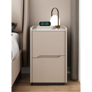 实木小型床头柜极窄轻奢免安装床边超窄柜简约现代卧室夹缝小柜子