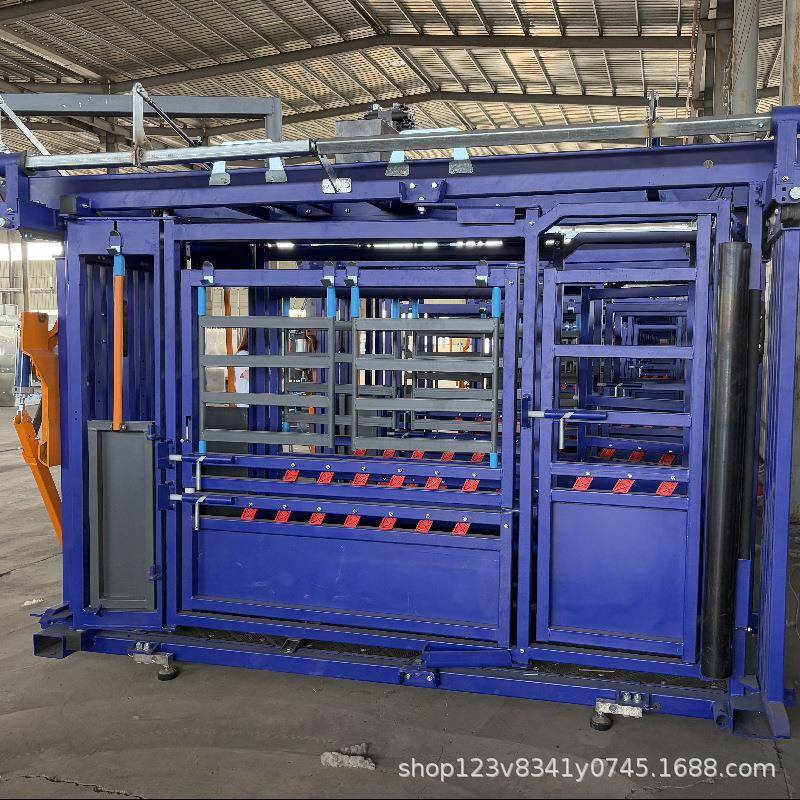 新型牛用保定架牛场用保定枷含称重秤多功能设计一年质保