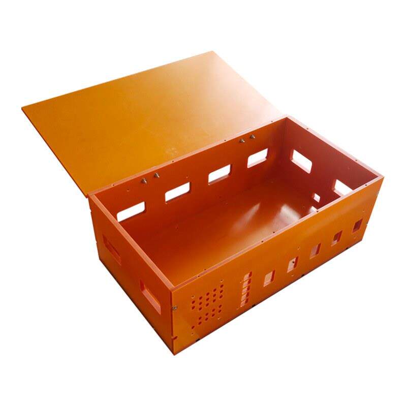 绝缘耐高温隔热电木板工装箱子治具加工定制电箱盒子黑色胶木零切