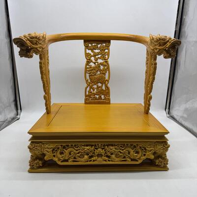 神像座椅佛椅神椅文椅木雕神明底座加高佛像宝座神轿叠座仙家龙椅