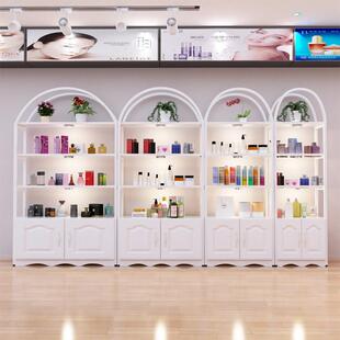 化妆品展示柜展柜货架展示柜美容院产品货柜展示架店铺样品柜子