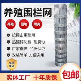 镀锌铁丝网防锈养殖钢丝网牛栏网草原网养牛养羊隔离护栏果园围栏