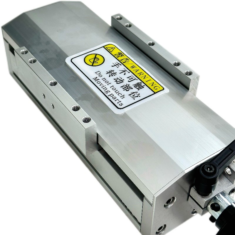 全封闭双线轨滚珠丝杆直线导轨滑台手摇电动升降密封防尘伺服模组