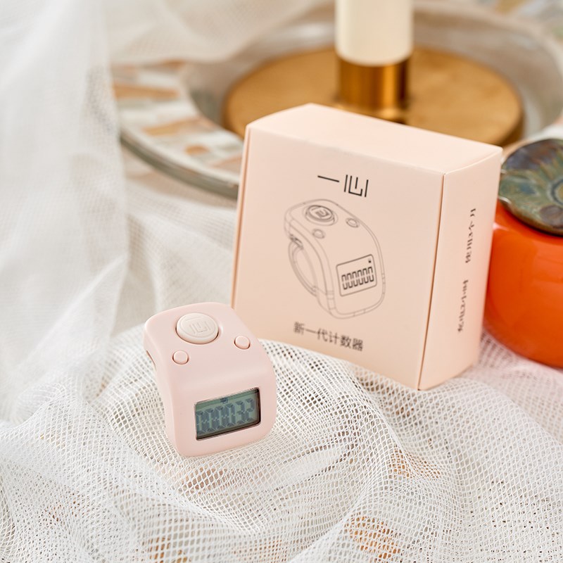 一心计数器新款电子数显记数器手指戒指手动藏式计数工具