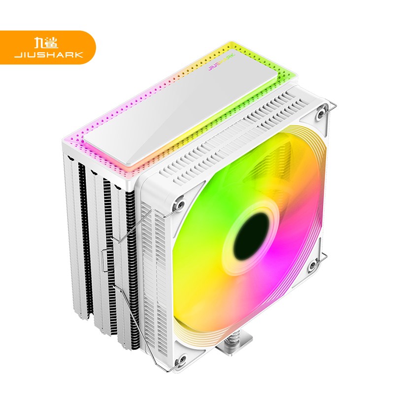 JIUSHARK九鲨JF100ARGB12CM风扇CPU散热器AMD12代DIY1700PWM风冷