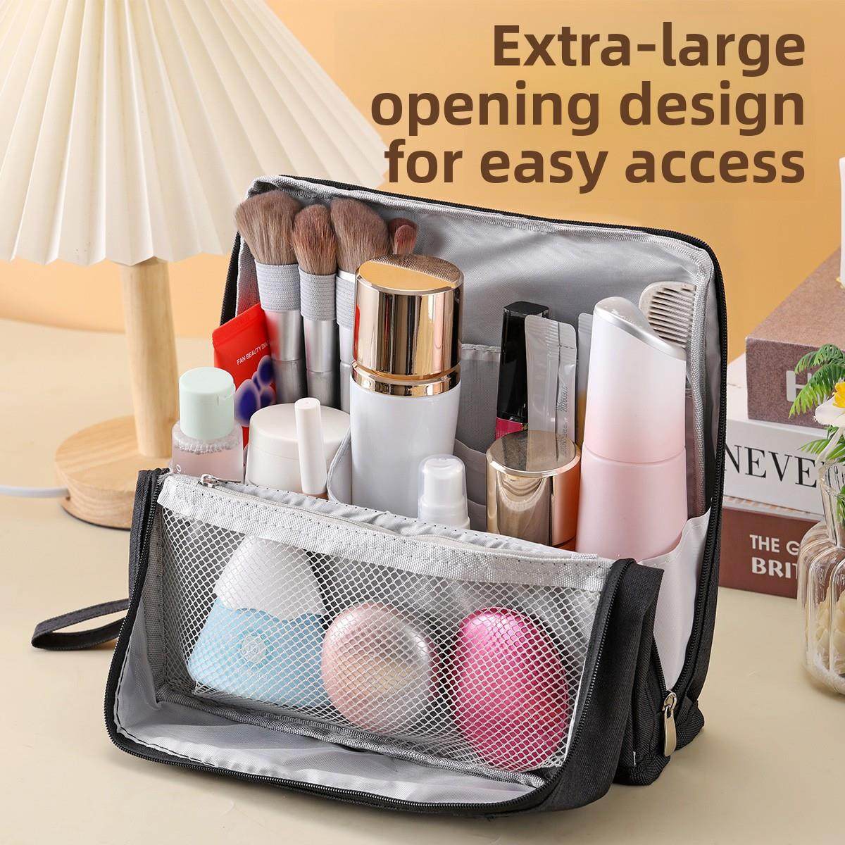 学生站立式铅笔袋，改装化妆袋，大容量，便携收纳袋，文具盒，女