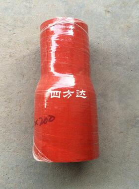 夹布胶管耐高温高压橡胶增压硅胶管红色大小头45/50/70/80/90/100