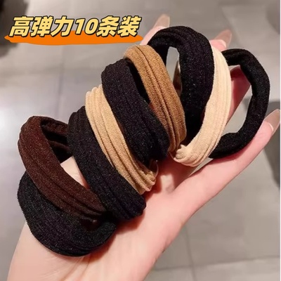 高弹力发圈秋冬头绳扎头发皮筋气质头绳耐用高马尾不伤发发圈女生