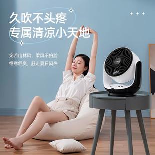 遥控大风力扇宿舍台扇 志高空气循环扇家用轻音智能电风扇落地台式