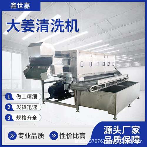 循环水洗姜机6000型常规大姜清洗机云南小黄姜清洗设备