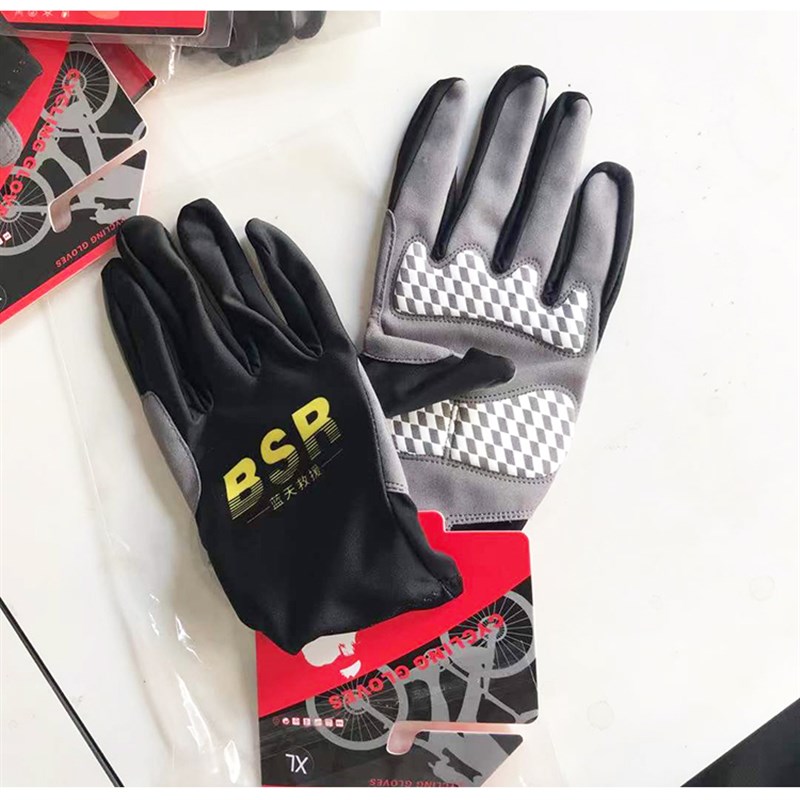 蓝天救援防护手套全指男女耐磨装备超纤材料减震防滑户外半指手套