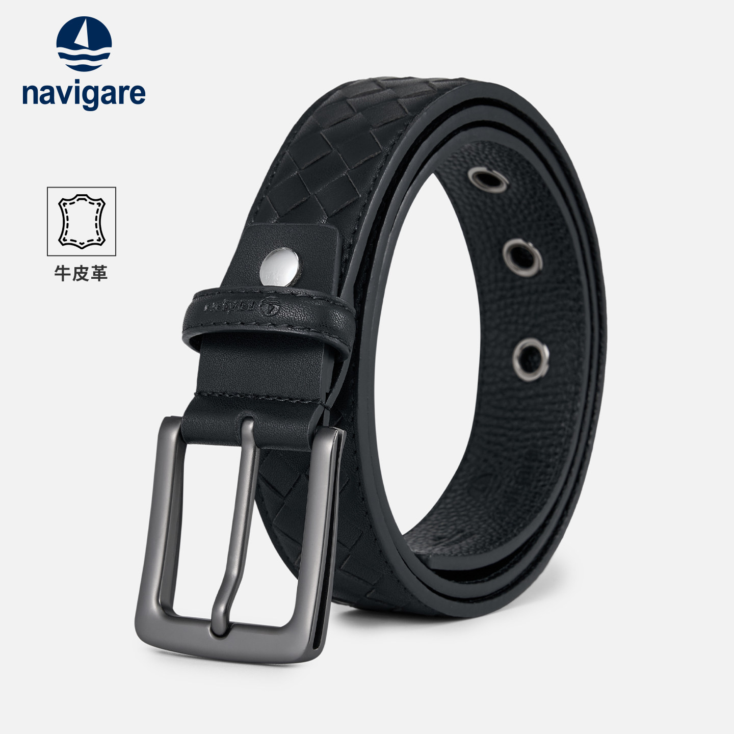 Navigare�����С������ʿ��ɫţƤ���֯�ƺϽ�����������ŷ�105cm ��ҹ��  199.2Ԫ