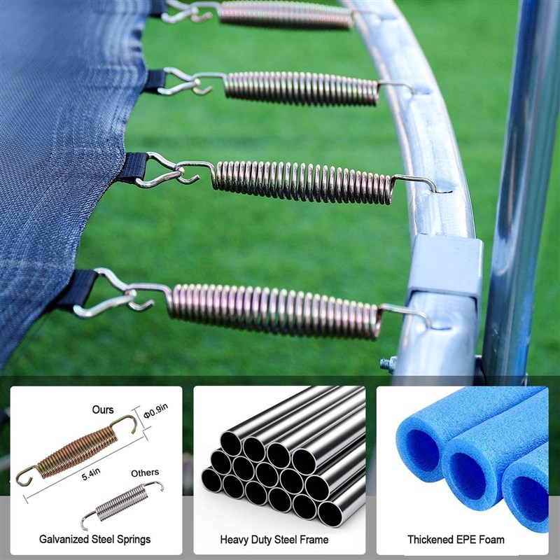 君普体育用品工厂直销16FT户外儿童乐园蹦床公园健身跳跳床蹦蹦床