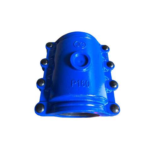 pvc管250承口抱箍堵漏器 承口哈夫节大头哈夫节卡箍 pe管球墨铸铁