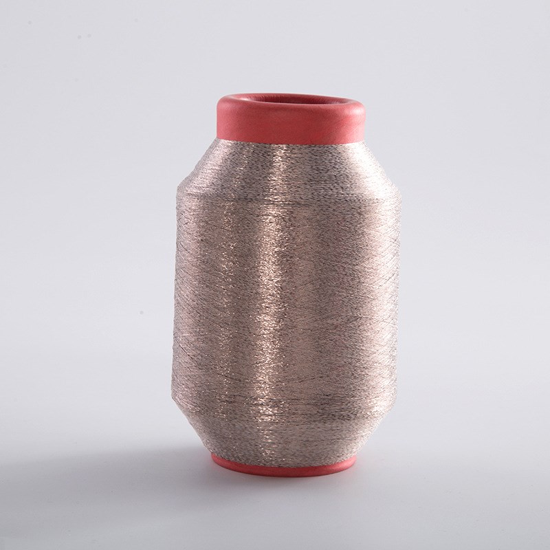 东莞MH耐高温金银线 单包锦纶金丝线 毛织辅料织带金银丝线