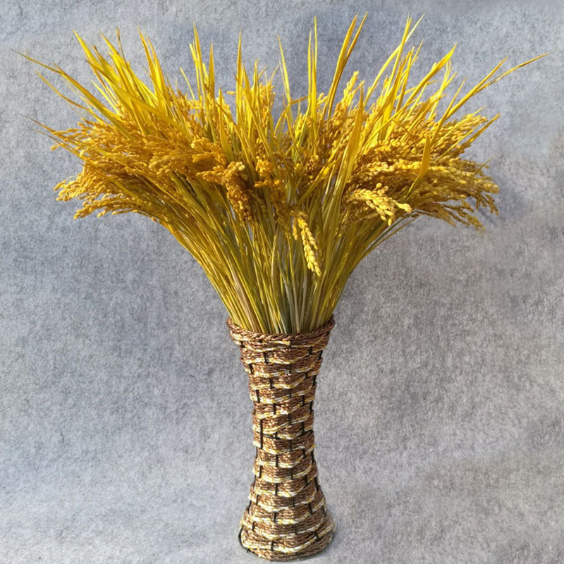 天然麦穗稻穗干花丰收稻谷稻子装饰仿真假花会展布置演出拍摄道具