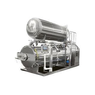 蒜蓉香肠高温灭菌锅铝箔肉制杀菌设备黄桃罐头蒸汽杀菌釜家